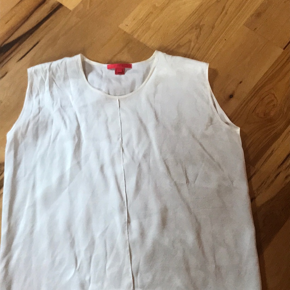 Shamask .. ivory silk shell🌺